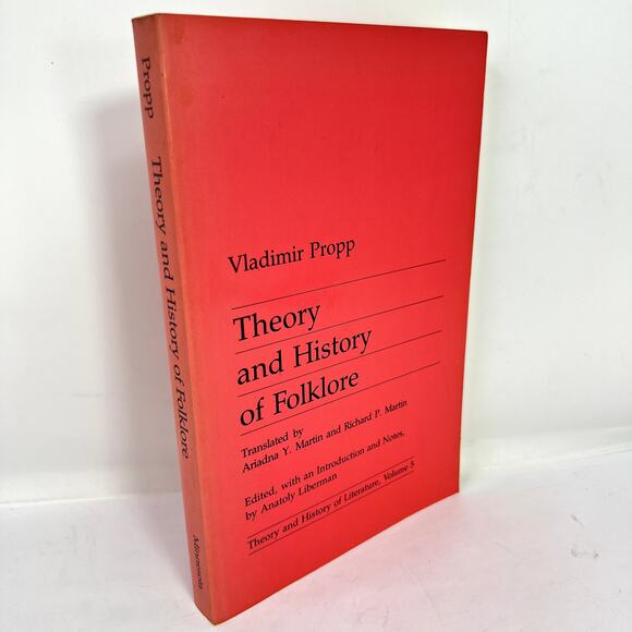 Theory and History of Folklore Volume 5 Literature Propp 1984 Paperback Book VTG - Picture 1 of 9